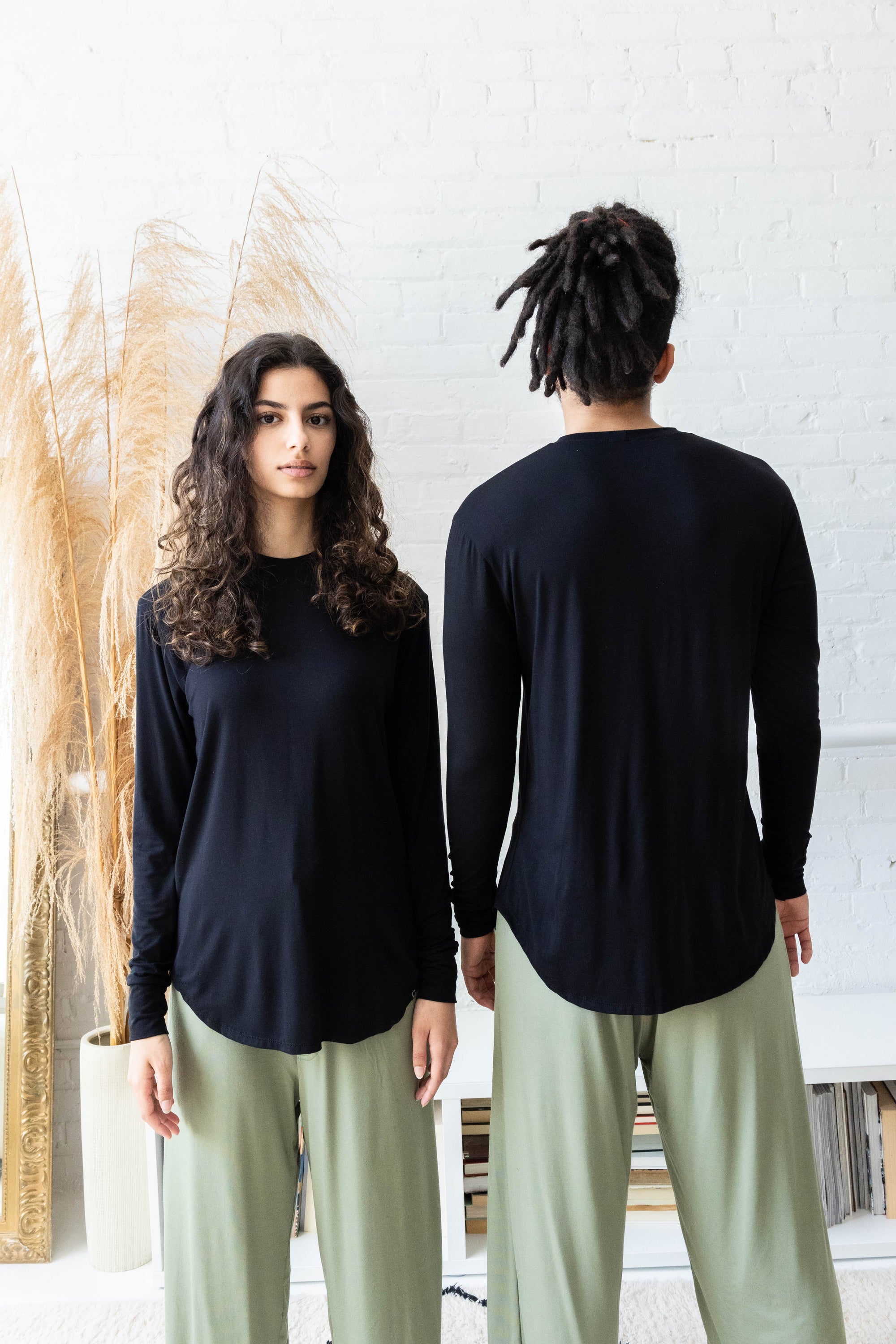 The Long Sleeve - Black by Cassandra Elizabeth is an ethically made, minimalist wardrobe essential, and is the epitome of quiet luxury. 