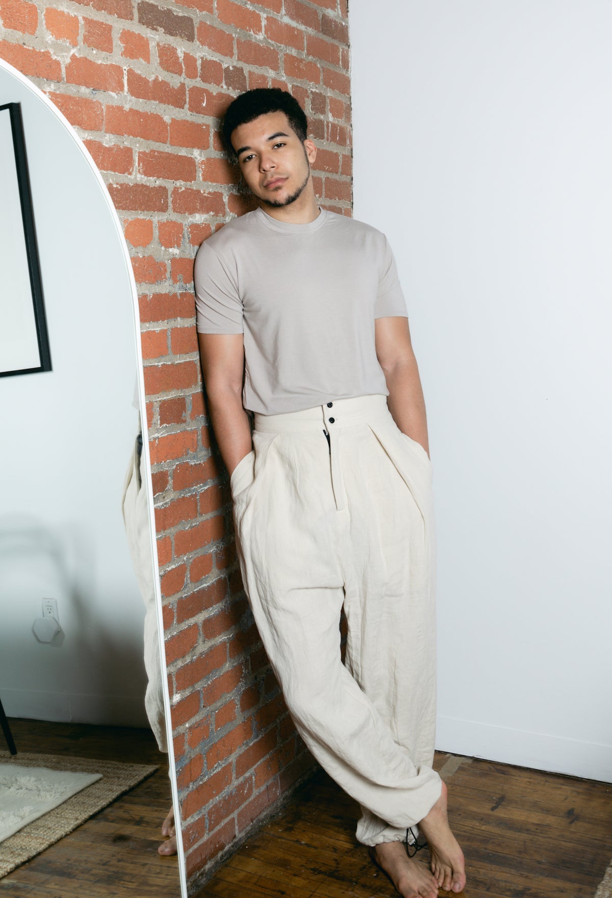 The Highland Pant - Linen by Cassandra Elizabeth is an ethically made, minimalist wardrobe essential, and is the epitome of quiet luxury.